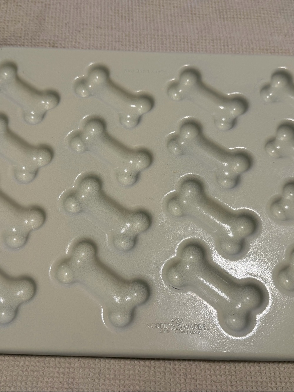 Nordicware Dog shaped bones cookie baking sheet